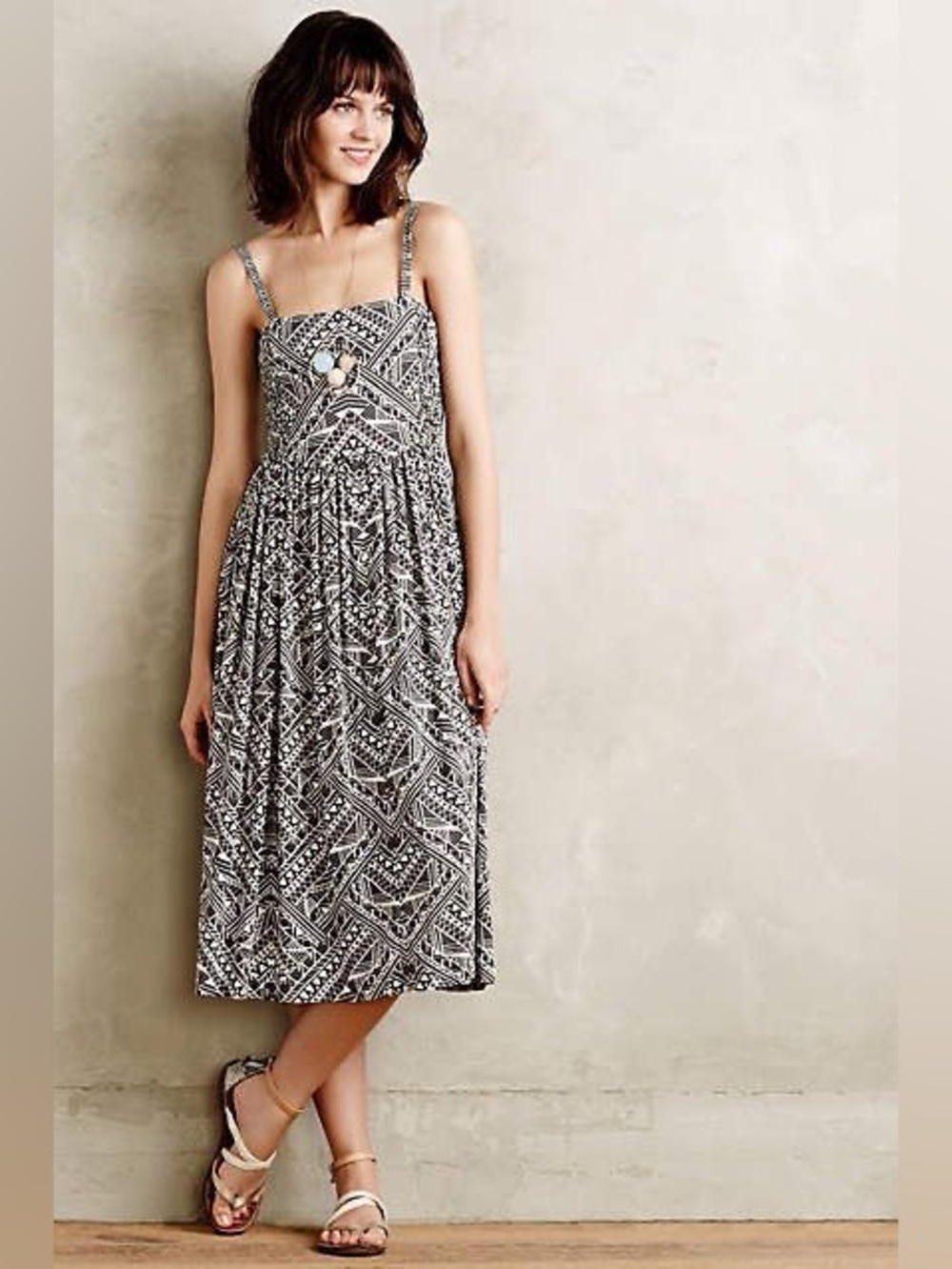 Anthropologie Corey Lynn Calter Sketchbook midi dress